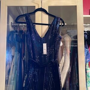 NWT! White House Black Market Pleated A-Line Dress